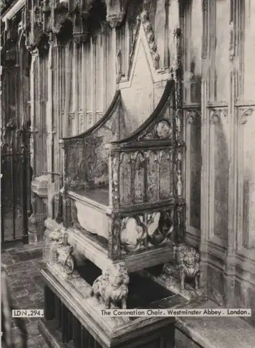 Großbritannien - Großbritannien - London - Westminster Abbey, Coronation Chair - 1972