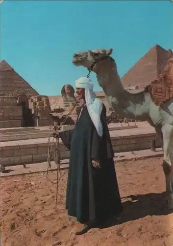 Ägypten - Ägypten - Gizeh - Giza - Sphinx und Pyramiden - ca. 1985