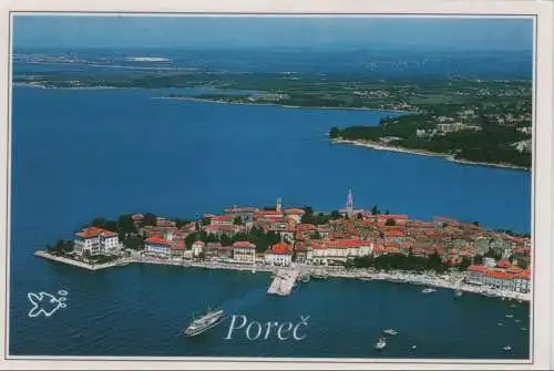 Kroatien - Porec - Kroatien - von oben