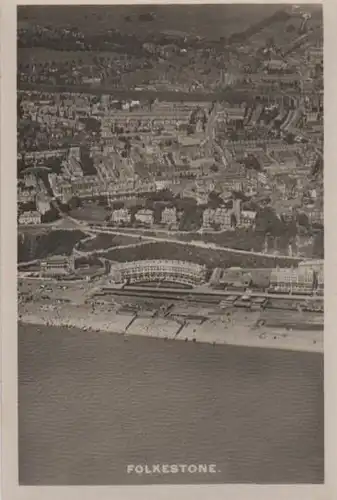 Großbritannien - Großbritannien - Folkestone - Luftbild - ca. 1965