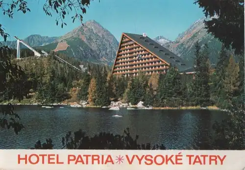 Slowakei - Slowakei - Vysoke Tatry - Hohe Tatra - Interhotel Patria - ca. 1980