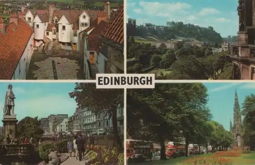 Großbritannien - Großbritannien - Edinburgh - 4 Teilbilder - 1971