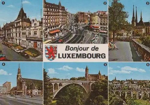 Luxemburg - Luxemburg - Bonjour de Luxembourg - ca. 1975