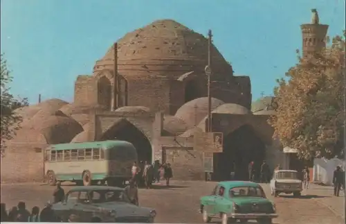 Usbekistan - Usbekistan - Bukhara - The Toki Telpakfurushon market cupola - 1975