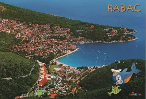 Kroatien - Rabac - Kroatien - Luftbild
