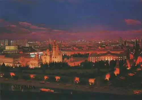 Russland - Moskau - Russland - Abendpanorama