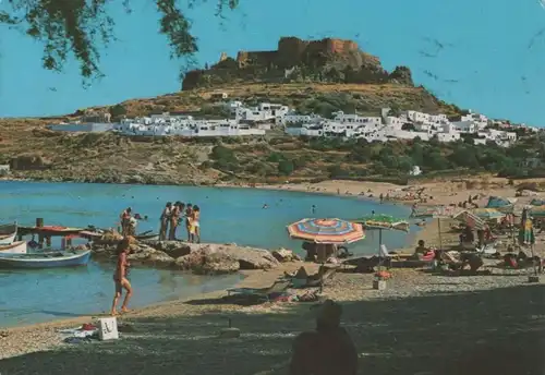 Griechenland - Griechenland - Rhodos - Ansicht Lindos - 1978