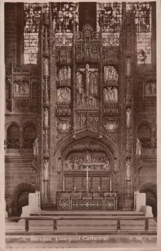 Großbritannien - Großbritannien - Liverpool - Kathedrale, Reredos - 1930