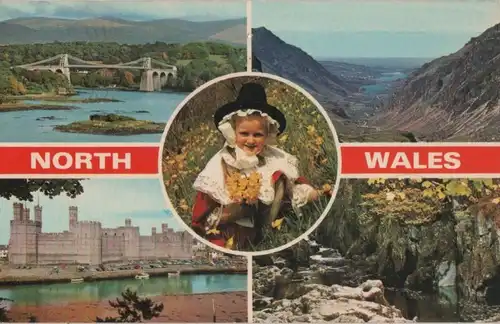 Großbritannien - Großbritannien - Nordwales - 5-Bilder-Karte - 1984