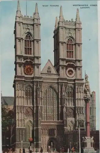 Großbritannien - Großbritannien - London - Westminster Abbey, West Towers - ca. 1960