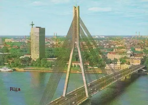 Lettland - Lettland - Riga - Gorki-Brücke - ca. 1975
