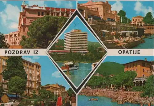 Kroatien - Kroatien - Opatija - 5 Teilbilder - 1975