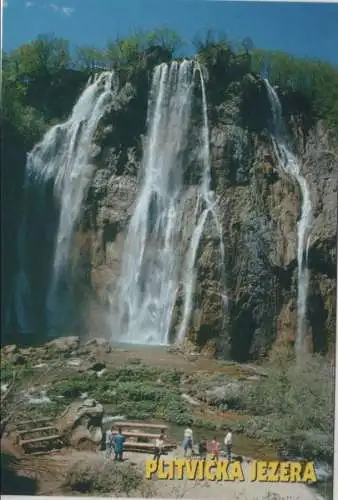 Kroatien - Plitvicka Jezera - Kroatien - Wasserfall