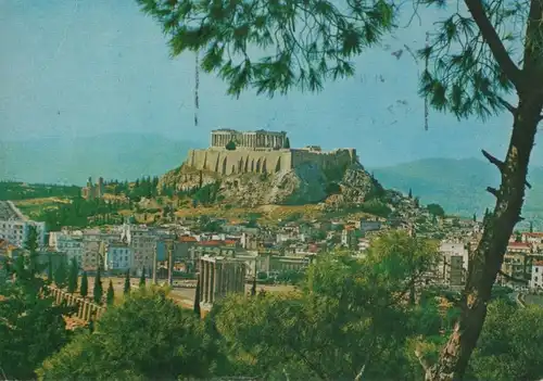 Griechenland - Griechenland - Athen - Blick auf die Akropolis - 1980
