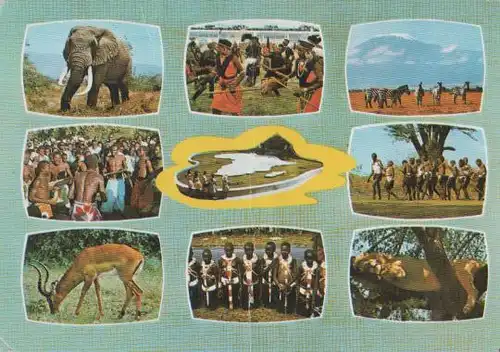 Kenia - Kenia - East Africa Game and Tribes - 1988