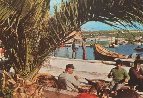 Malta - Malta - Marsaxlokk Fishing Harbour - ca. 1975