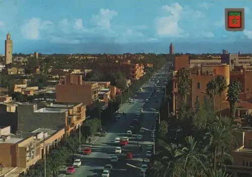 Marokko - Marokko - Marrakech - Marrakesch - Vista panoramica - 1995
