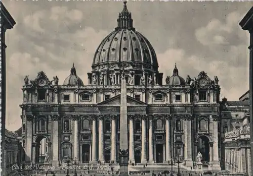 Vatikan - Vatikan - Vatikanstadt - Basilica di S. Pietro - 1954