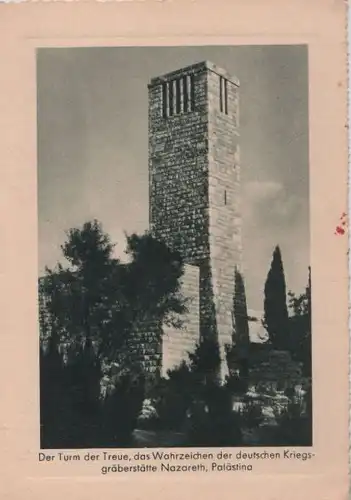 Palästina - Palästina - Nazareth - Turm der Treue - ca. 1955