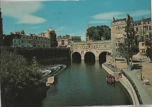 Großbritannien - Großbritannien - Bath - Pulteney Bridge & River Avon - 1977