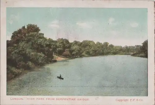 Großbritannien - Großbritannien - London - Hyde Park from Serpentine Bridge - ca. 1915