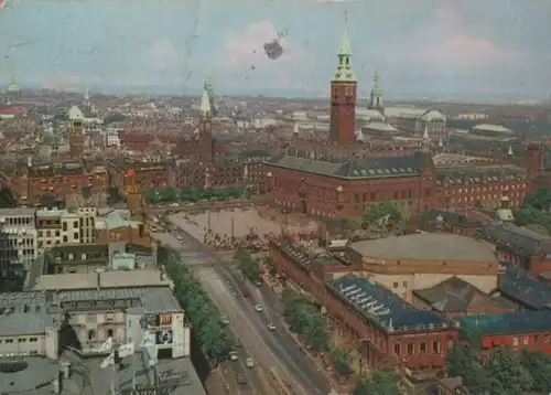 Dänemark - Dänemark - Kopenhagen - Udisgt over Byen - ca. 1975
