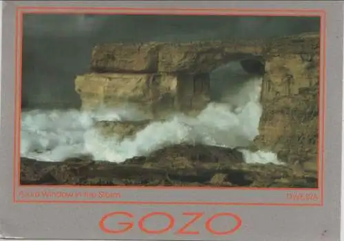 Malta - Gozo - Malta - Azura Window in the Storm