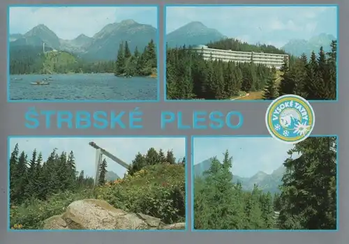 Slowakei - Slowakei - Strbske Pleso - 4 Teilbilder - ca. 1980