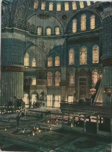 Türkei - Istanbul - Türkei - Inneres der Blauen Moschee