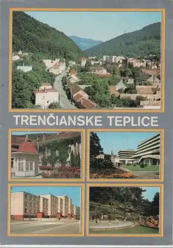 Slowakei - Slowakei - Trencianske Teplice - 5 Teilbilder - 1981