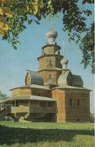 Russland - Susdal - Russland - Preobrashenskahja-Holzkirche
