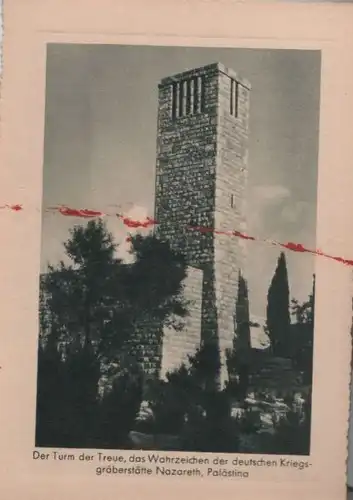 Palästina - Palästina - Nazareth - Der Turm der Treue - ca. 1955