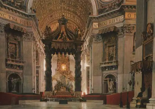 Vatikan - Vatikan - Vatikanstadt - Basilica di S. Pietro, Altare - ca. 1980