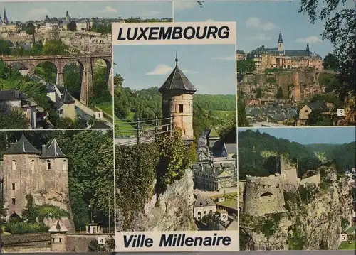 Luxemburg - Luxemburg - Luxemburg, Luxembourg - u.a. Tourelle espagnole - 1969