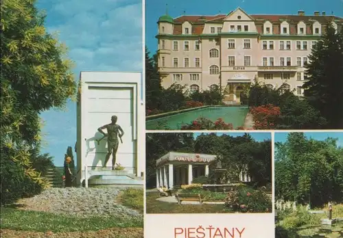 Slowakei - Slowakei - Piestany - 4 Teilbilder - ca. 1980