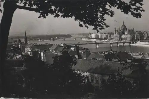 Ungarn - Ungarn - Budapest - Donaupanorama - ca. 1965