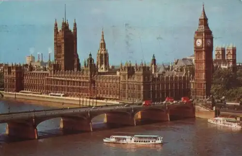 Großbritannien - Großbritannien - London - Houses of Parliament - 1973