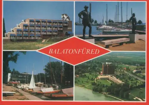 Ungarn - Ungarn - Balatonfüred - 4 Teilbilder - 1992