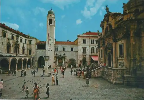 Kroatien - Kroatien - Dubrovnik - Palaca Sponza - ca. 1975