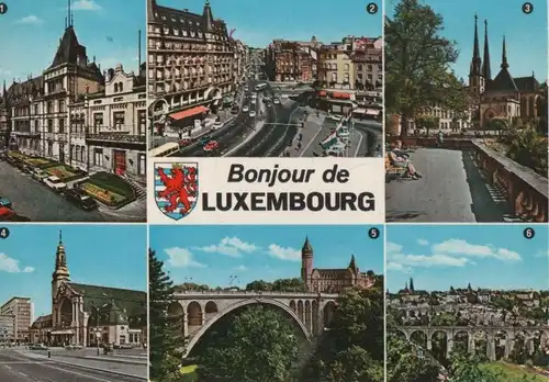 Luxemburg - Luxemburg - Luxemburg, Luxembourg - u.a. Ville Haute - ca. 1980
