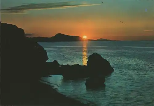 Griechenland - Griechenland - Rhodos - Sonnenuntergang - ca. 1980
