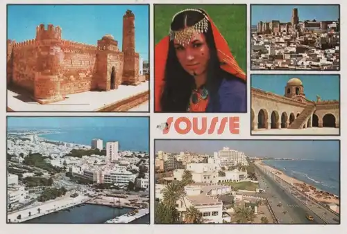 Tunesien - Tunesien - Sousse - 6 Teilbilder - ca. 1990