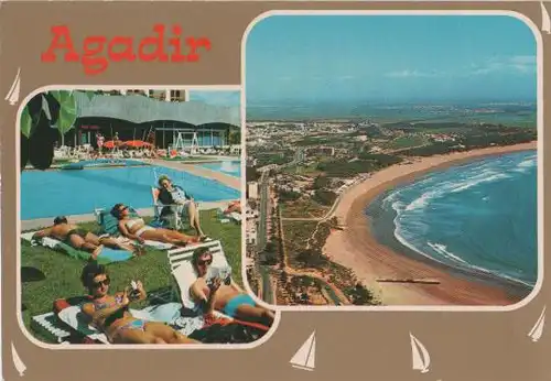 Marokko - Marokko - Agadir - Panoramic view - 1972