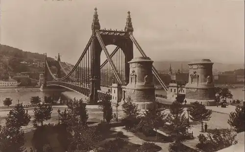Ungarn - Ungarn - Budapest - Elisabethbrücke - 1927