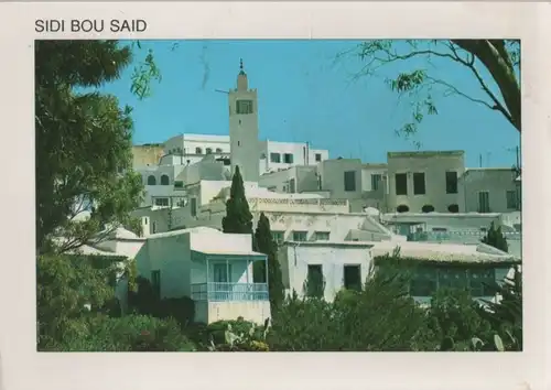 Tunesien - Tunesien - Sidi Bou Said - Vue generale - ca. 1985