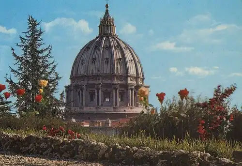Vatikan - Vatikan - Vatikanstadt - aus Vatikanischem Garten - 1974