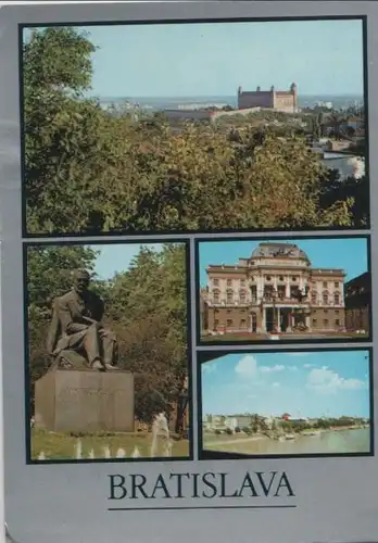 Slowakei - Slowakei - Bratislava - 4 Teilbilder - ca. 1980