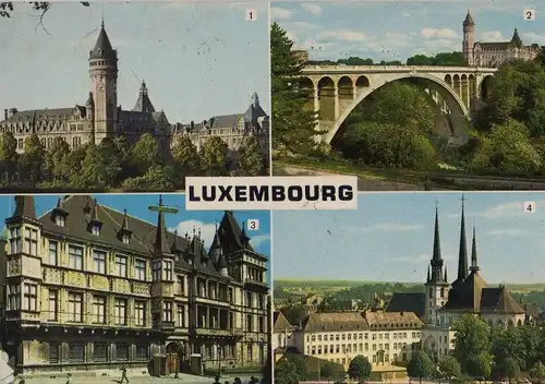 Luxemburg - Luxemburg - Luxemburg, Luxembourg - u.a. Cathedrale - 1971