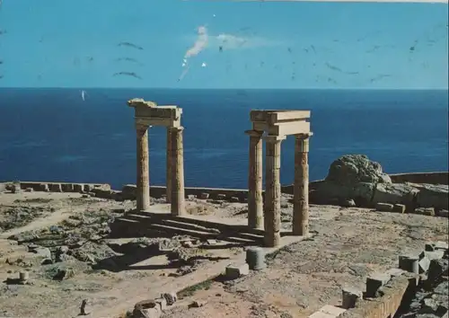 Griechenland - Griechenland - Rhodos - Akropolis von Lindos - 1978