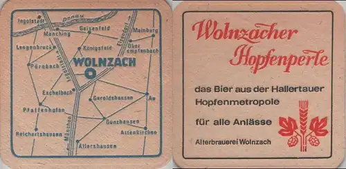 Bierdeckel quadratisch - Wolnzacher